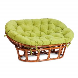 Диван TetChair MAMASAN 23/02 W /с подушкой/ коньяк, олива BD-3074196
