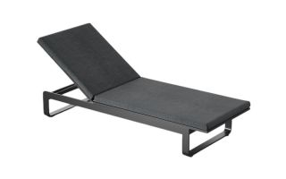 Шезлонг Gardenini Premium Villino темно-серый BD-3121390