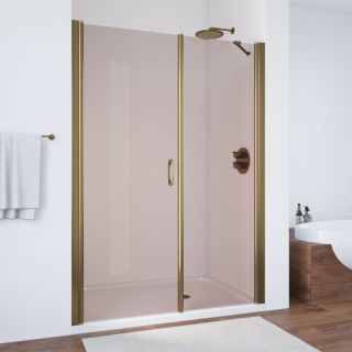 Душевая дверь Vegas Glass EP-F-2 185 05 05 L, профиль бронзовый, стекло тонированное