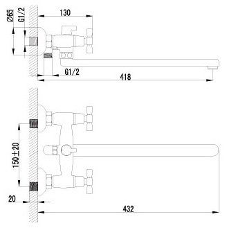 Смеситель Lemark Benefit LM2512C фото 5