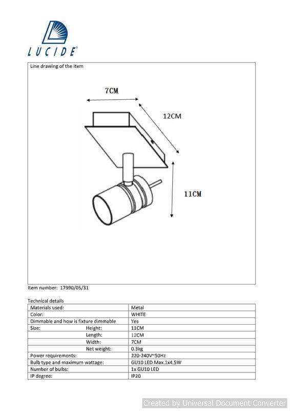 Спот Twinny Led 17990/05/31