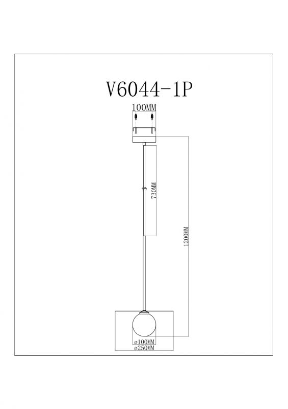 Светильник Moderli V6044-1P