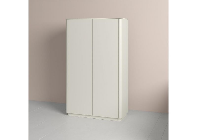 Шкаф  Ellipsefurniture Tammi 2-х створчатый высокий (молочный) TM010203190101 фото 4