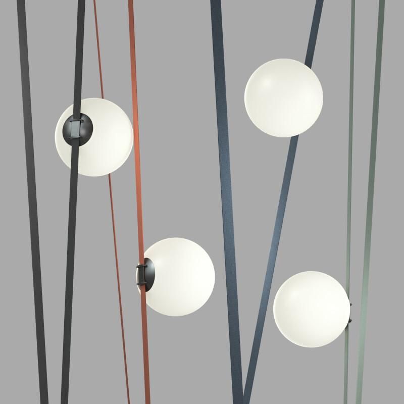 Cветильник для трека-ремня Denkirs Orb LED 15W 4000K(белый) черный, акрил DK5554-BK фото 4