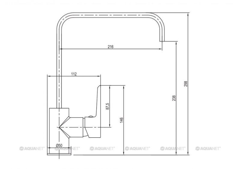 Смеситель для кухни Aquanet Logic AF320-41С 00216766 фото 2