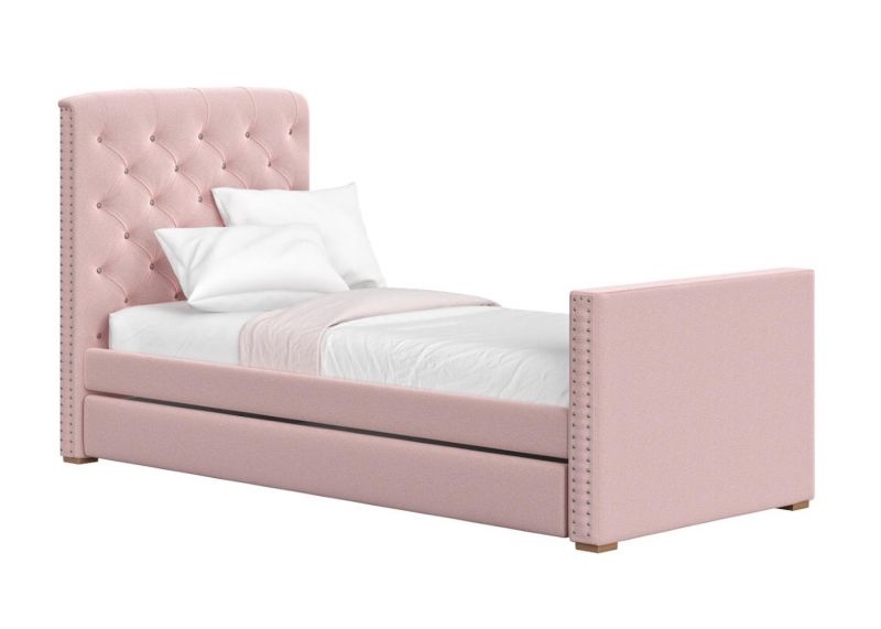 Кровать подростковая Ellipsefurniture Elit soft (розовый) ET010110020201