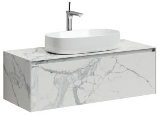 Тумба для раковины Sancos Stone ST120SV 120 см, statuario white