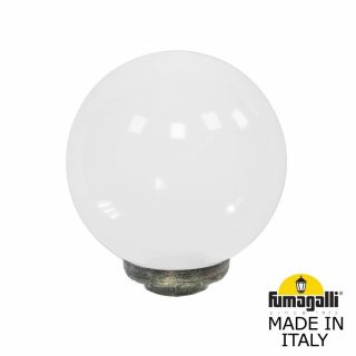 Уличный фонарь на столб Fumagalli GLOBE 250 бронза, бежевый G25.B25.000.BYF1R