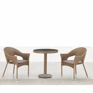Комплект мебели Afina (стол, 2 стула) T601/Y79B-W56 Light Brown (2+1)