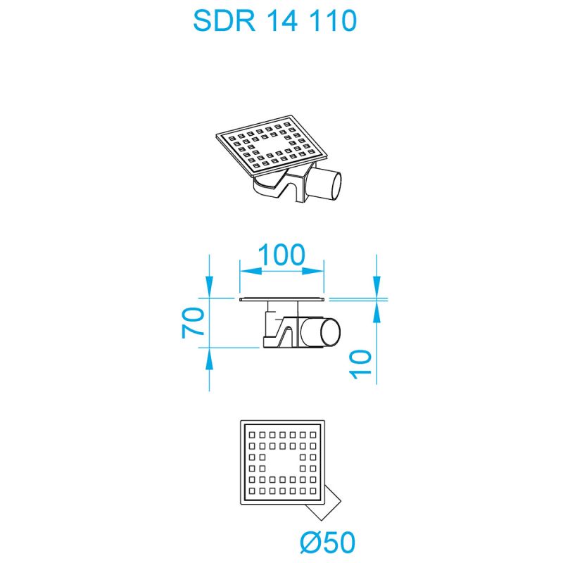 Душевой трап RGW Shower Drain SDR-14 фото 3