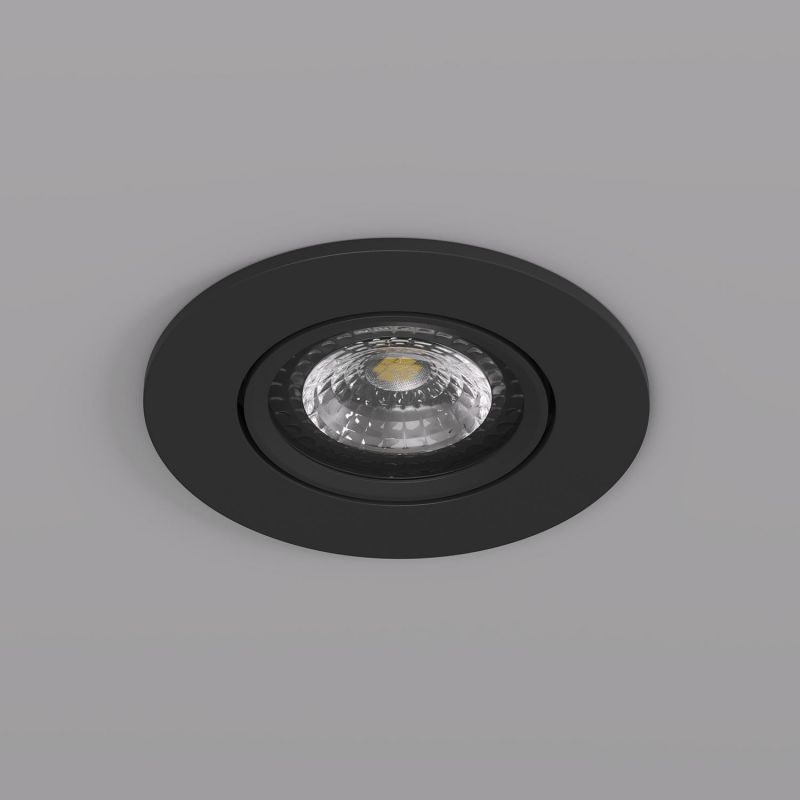 Встраиваемый светильник Denkirs DK3020BВ IP 20, 10 Вт, GU5.3, LED, черный, пластик DK3020-BK фото 4