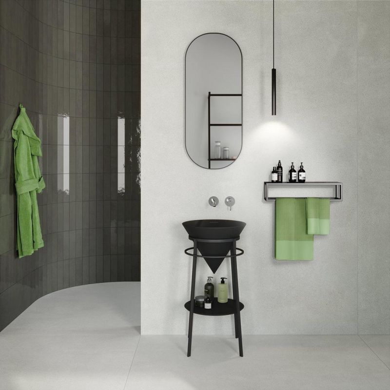 Полка подвесная Kerama Marazzi Plaza Next PL.N.sh.55\BLK 55 см, черная матовая фото 1