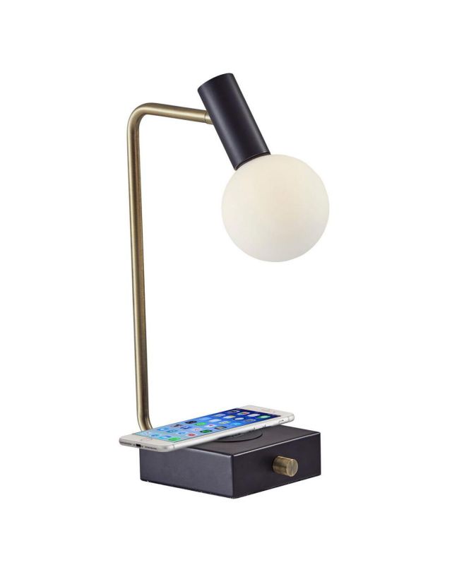 Настольная лампа “Ньют” с беспроводной зарядкой BD-3004144