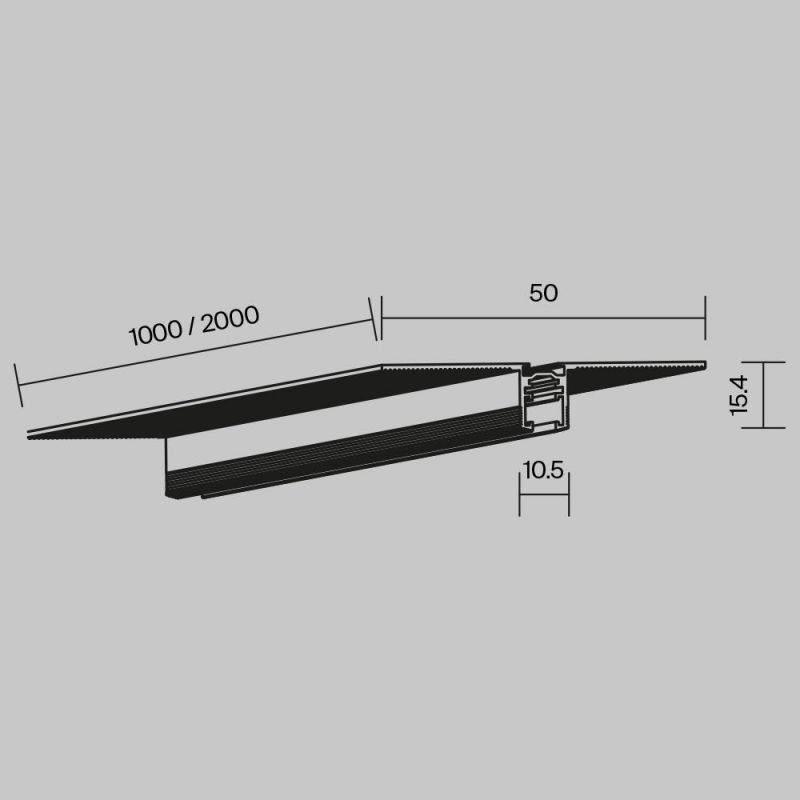 Шинопровод встраиваемый Maytoni Busbar trunkings Levity TRX184-122B фото 7