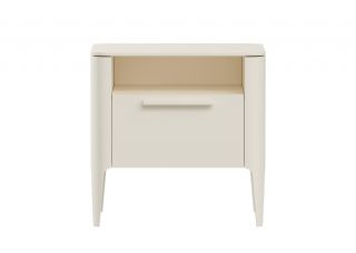 Тумба прикроватная Ellipsefurniture Type 1 полка 1 ящик ширина 50 см (молочный) TY010305430101