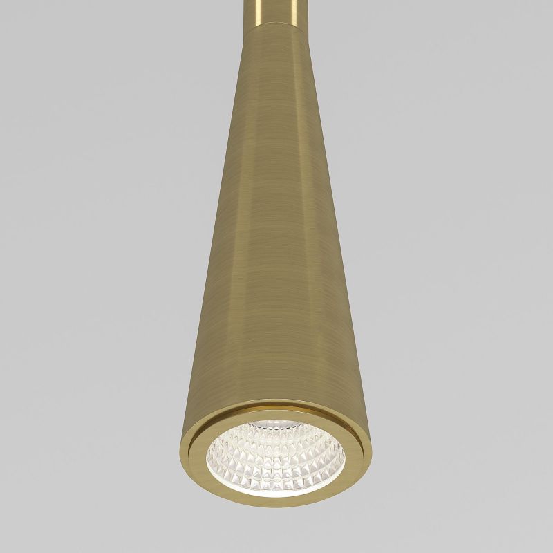 Светильник подвесной светодиодный Elektrostandard Vist 7W 4000K латунь 50312 LED фото 3