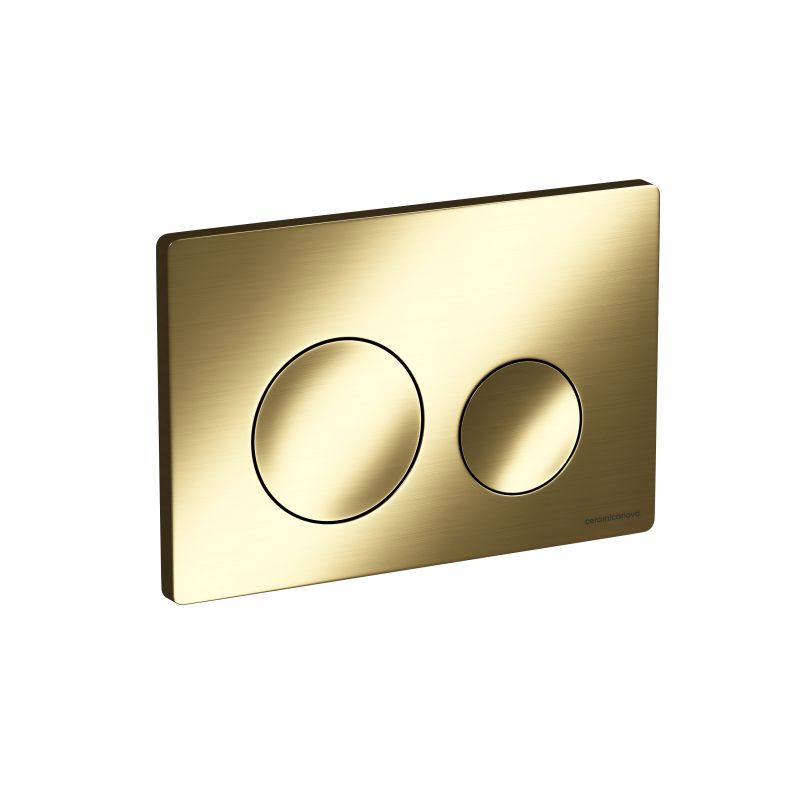 Кнопка смыва Ceramica Nova Balance/Circle CN12-001BG, брашированное золото фото 2