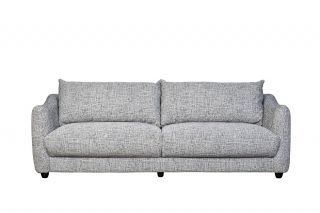 Диван трехместный серый Garda Decor BD-3145088