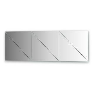 Зеркальная плитка с фацетом - комплект 6 шт 40х40 Evoform REFRACTIVE BY 1521 серебро