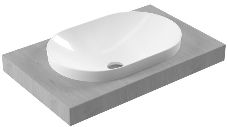 Раковина на столешницу Serel Sapphire 60x40x15 SP33 фото 1