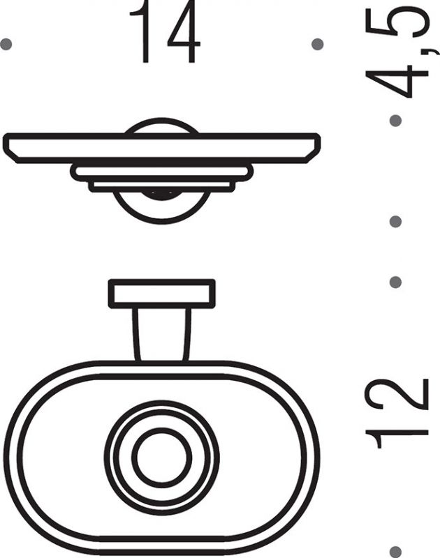 Мыльница Colombo Design Basic B2701