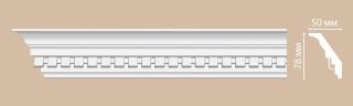 Плинтус потолочный с рисунком Decomaster DT-22 (78*50*2400мм)