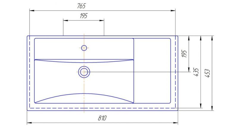 Тумба под раковину Corozo Техас SD-00000323 80 см