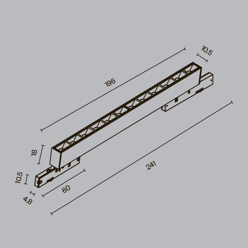 Трековый светильник Maytoni Points TR193-1-10W3K-M-B