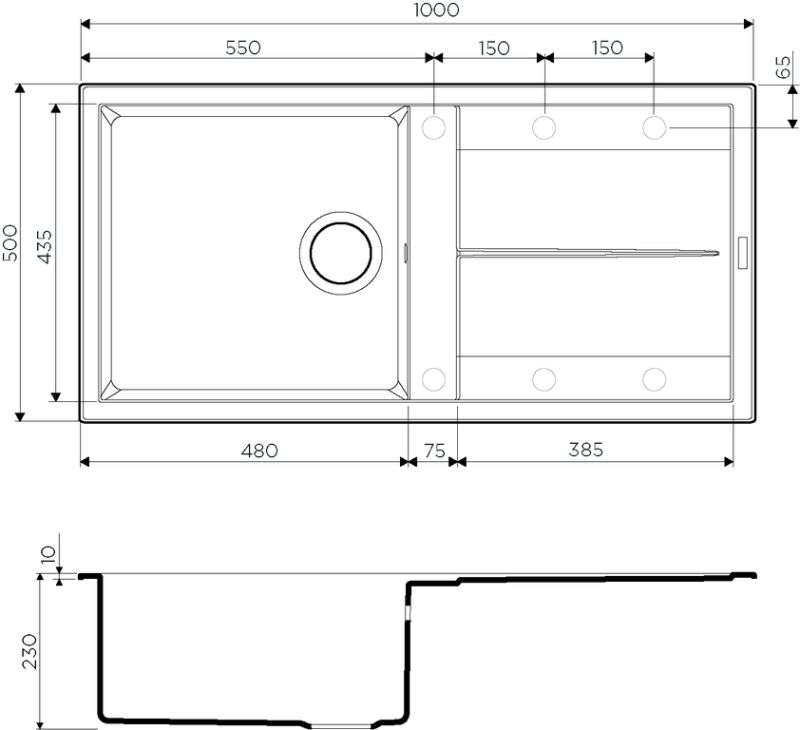 Кухонная мойка Omoikiri Sumi 4993658 темный шоколад