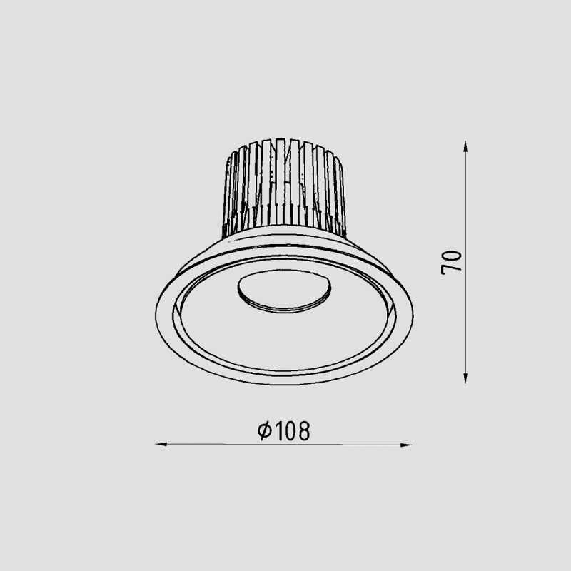 Светильник встраиваемый Lighttech Saturn 12W LTM05001