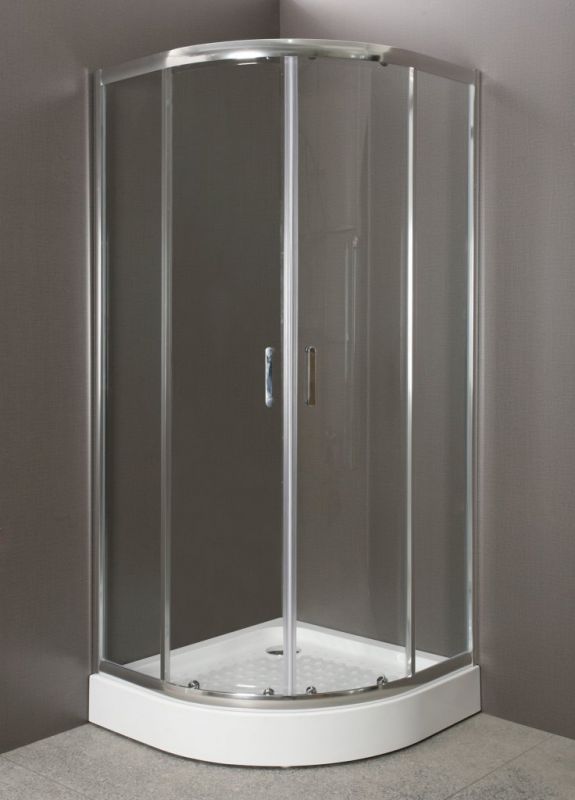 Душевой уголок BelBagno UNO-195-R-2-80-C-Cr, 80х80 см, профиль хром, стекло прозрачное фото 1