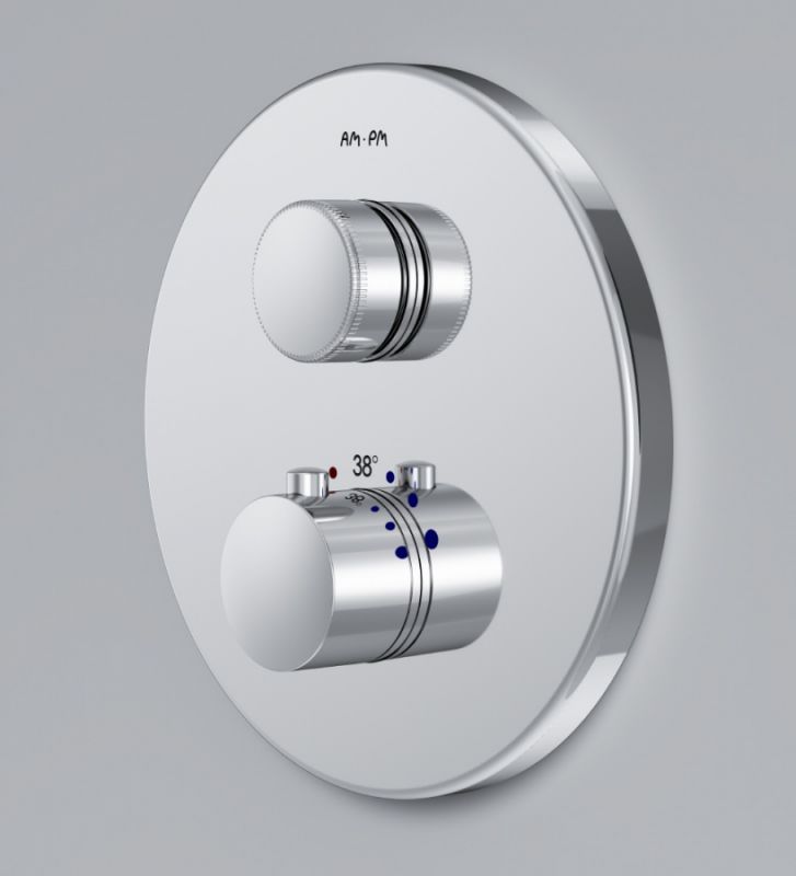 Термостат для ванны с душем AM.PM Inspire V2.0 F50A75700 без внутренней части фото 2