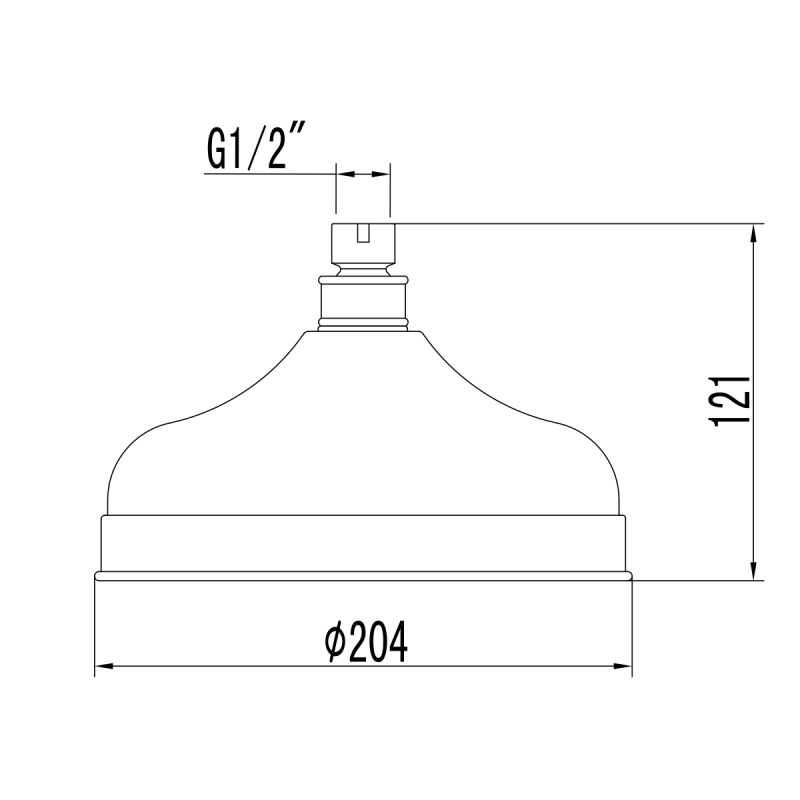 Лейка для верхнего душа Lemark LM8989B бронза