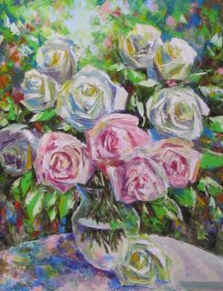 Картина "Сад роз" 65x50 Светлана Круглова