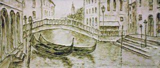 Картина "Венеция. Лодки спят" Юрий Студеникин