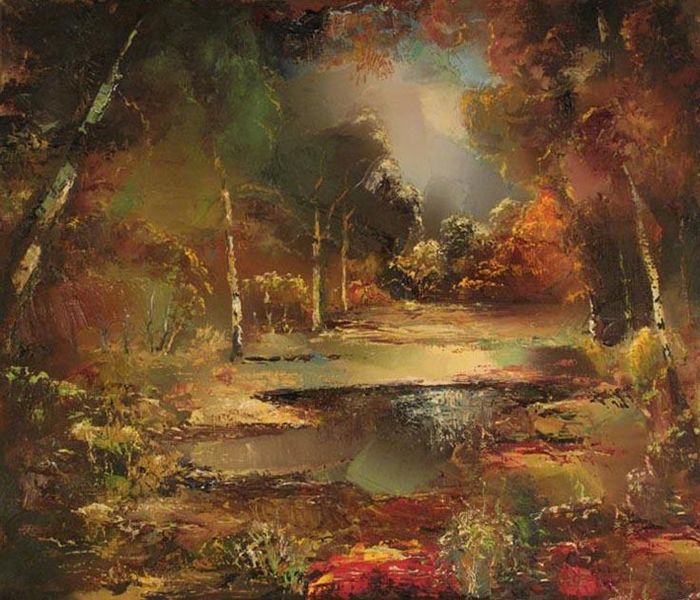 Картина "Осень" 60x50 Гиви Сипрошвили