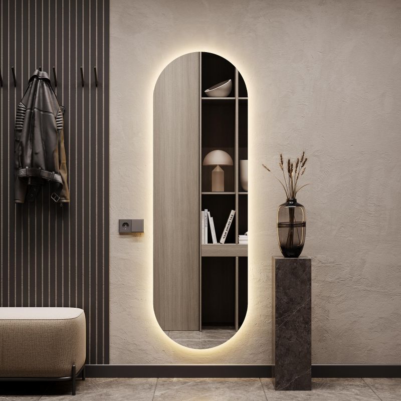 Зеркало безрамное с теплой подсветкой GENGLASS NOLVIS NF LED L BD-2375167 фото 2