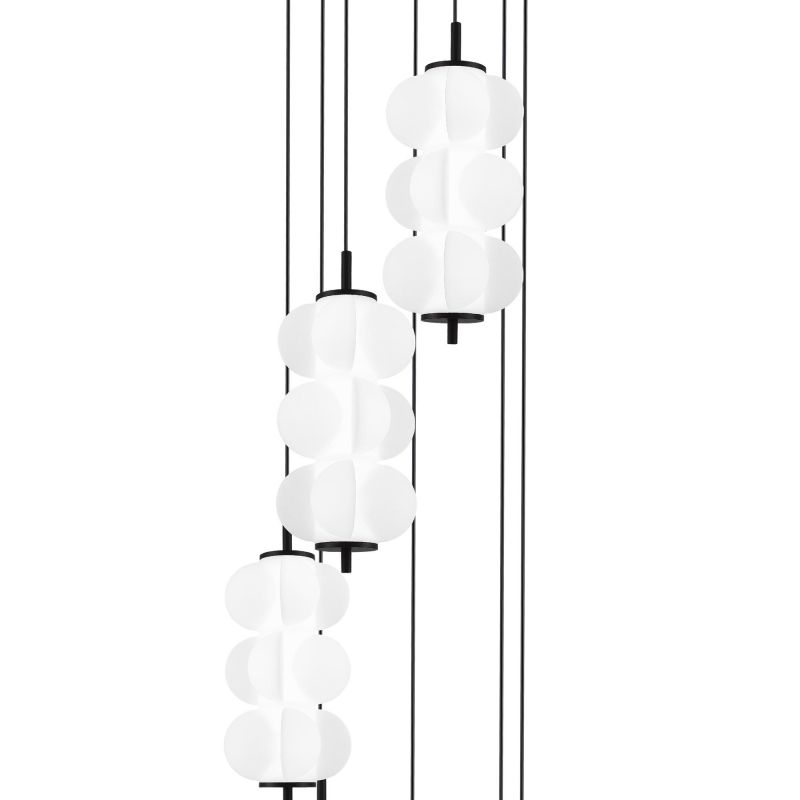 Светильник подвесной ST-Luce Черный/Белый LED 7*8W 3000K TALISMAN SL6121.403.07