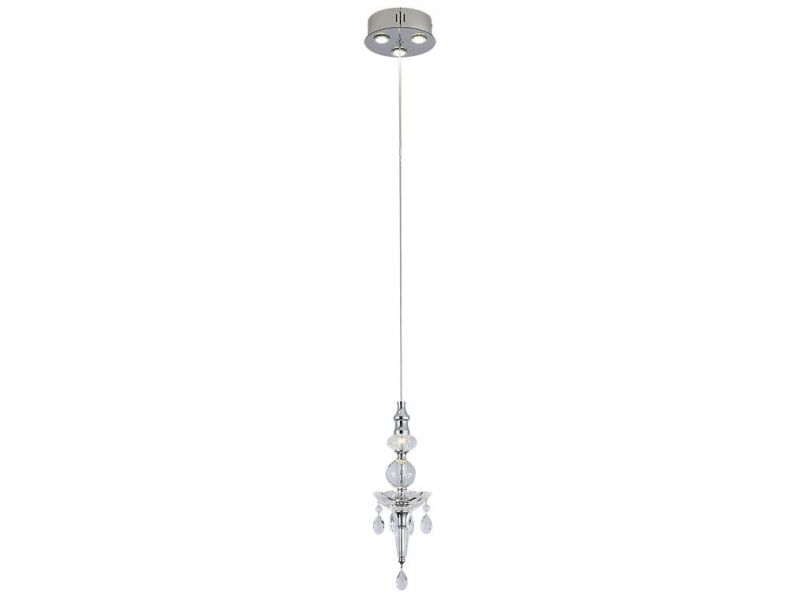 Подвесной светильник Newport 8360 Chrome Clear crystal GU4 3000K 1530Lm 8361/S chrome фото 1