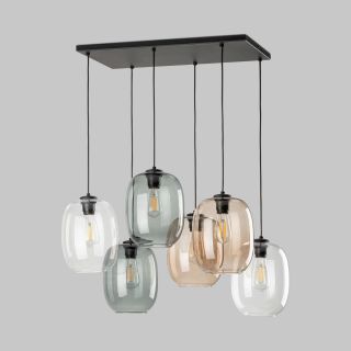 Подвесной светильник TK Lighting Elio со стеклянными плафонами E27 15W 5974