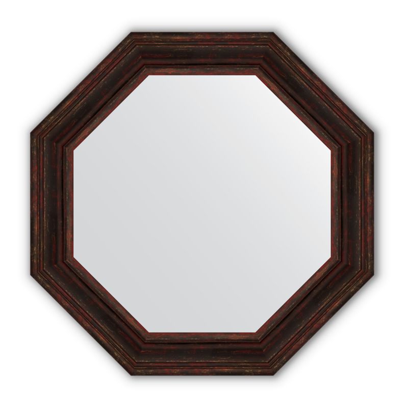 Зеркало в багетной раме Evoform Octagon BY 3828 темный прованс