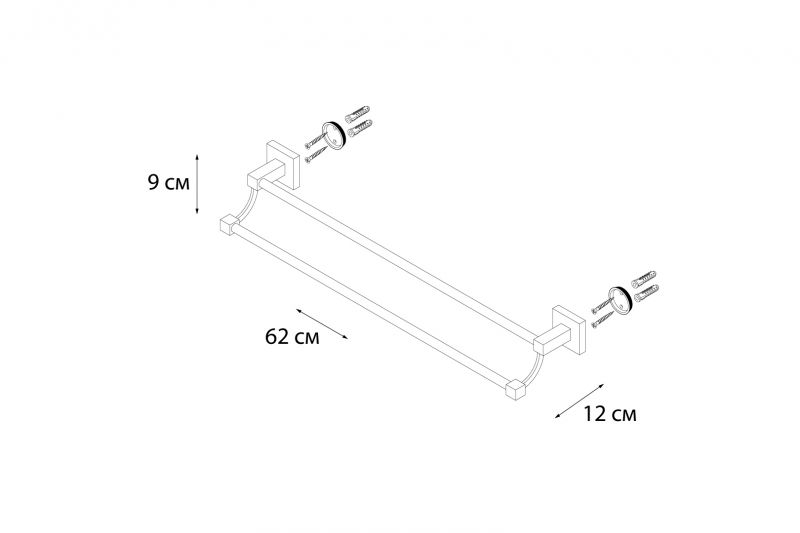 Полотенцедержатель Fixsen Metra FX-11102