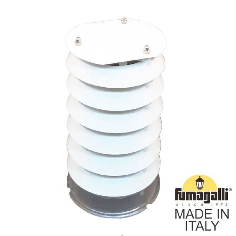Садовый светильник-столбик Fumagalli SAURO белый D15.553.000.WXF1R.FRA
