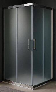 Душевой уголок Royal Bath HPD RB8100HPD-C-CH 100х80, профиль хром, стекло рифленое