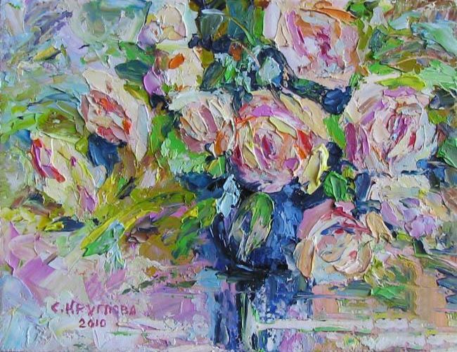 Картина "Розы на солнце" Светлана Круглова