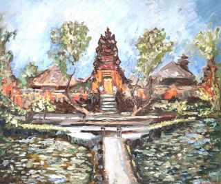 Картина "Бали, рисовые поля" Кухтина Виктория