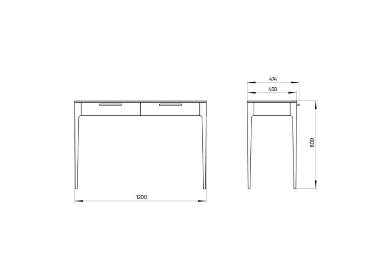 Консоль Ellipsefurniture Type TY010306130101