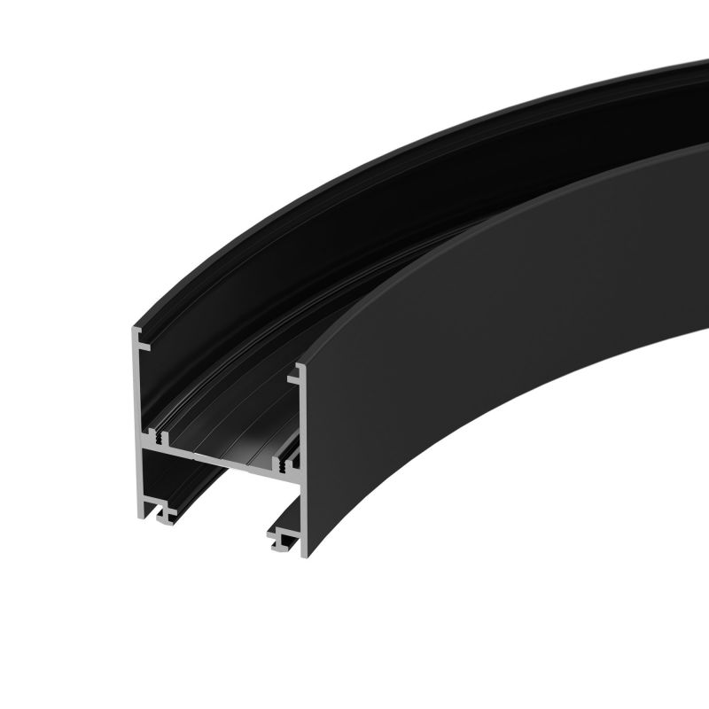 Профиль SL-ARC-5060-D1000-A90 BLACK (дуга 1 из 4) (Arlight, Алюминий) фото 2