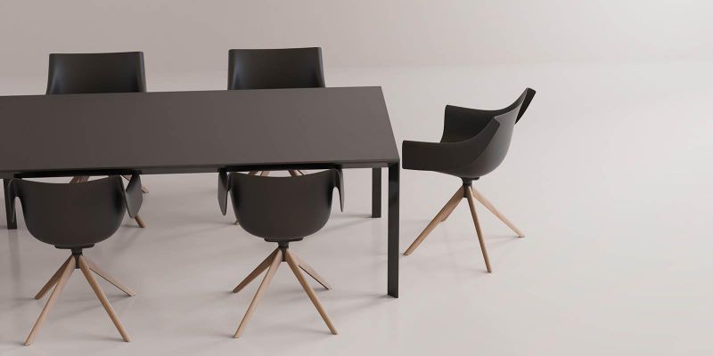 Стул поворотный Manta на деревянных ножках Vondom BD-2608379 фото 6