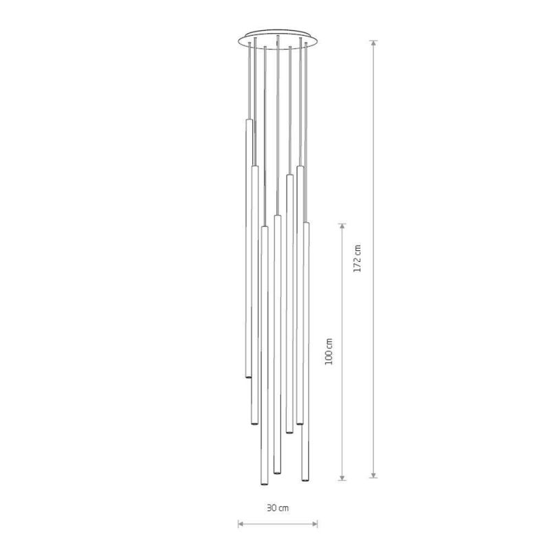 Потолочная люстра Nowodvorski Laser 1000 10W G9 7667 фото 2